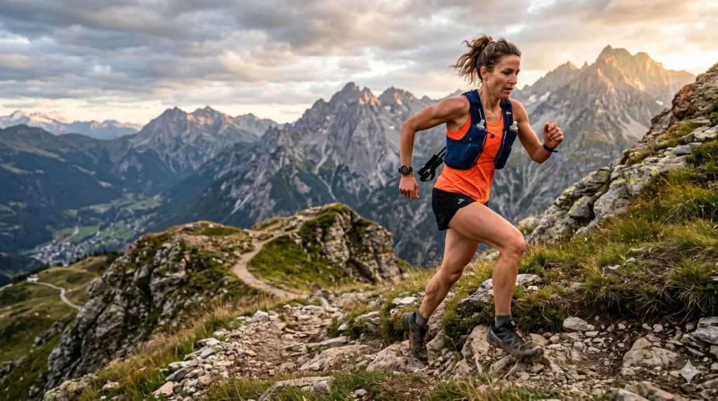 Corredora TRAILXTREM ACADEMY entrenamiento de fuerza